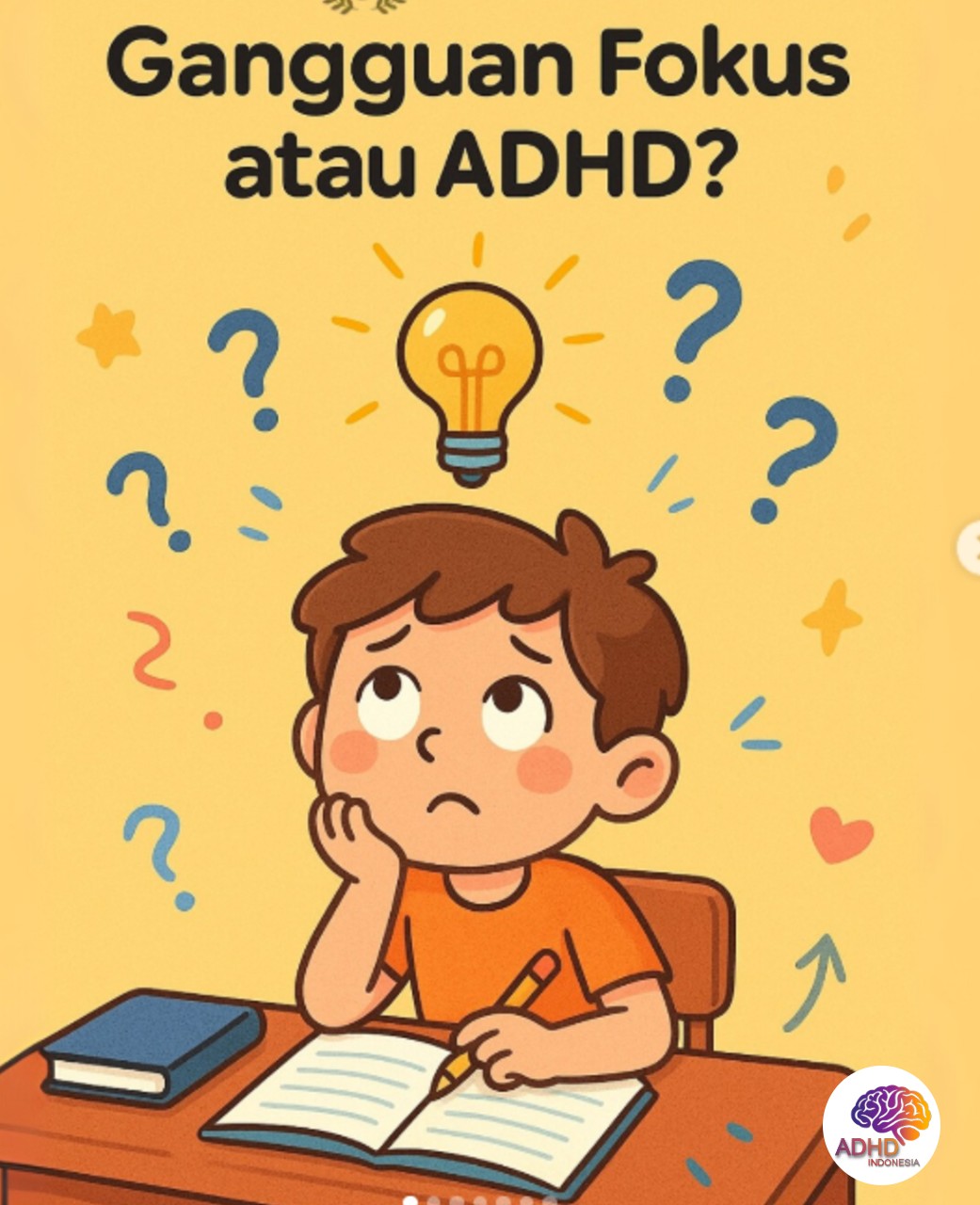 ADHD dan Kesulitan Fokus Anak: Edukasi untuk Keluarga di Kabupaten Sumenep