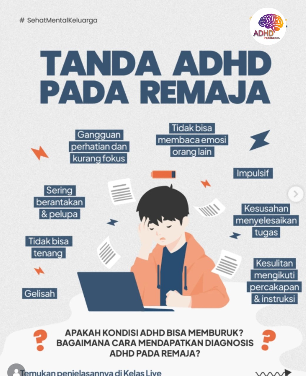 Screening ADHD Non-Diagnostik: Edukasi Awal bagi Orang Tua di Kabupaten Sumenep